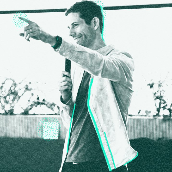 A motivational poster with the phrase "Aim Higher" displayed prominently