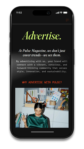 Pulse Responsive Web design phone