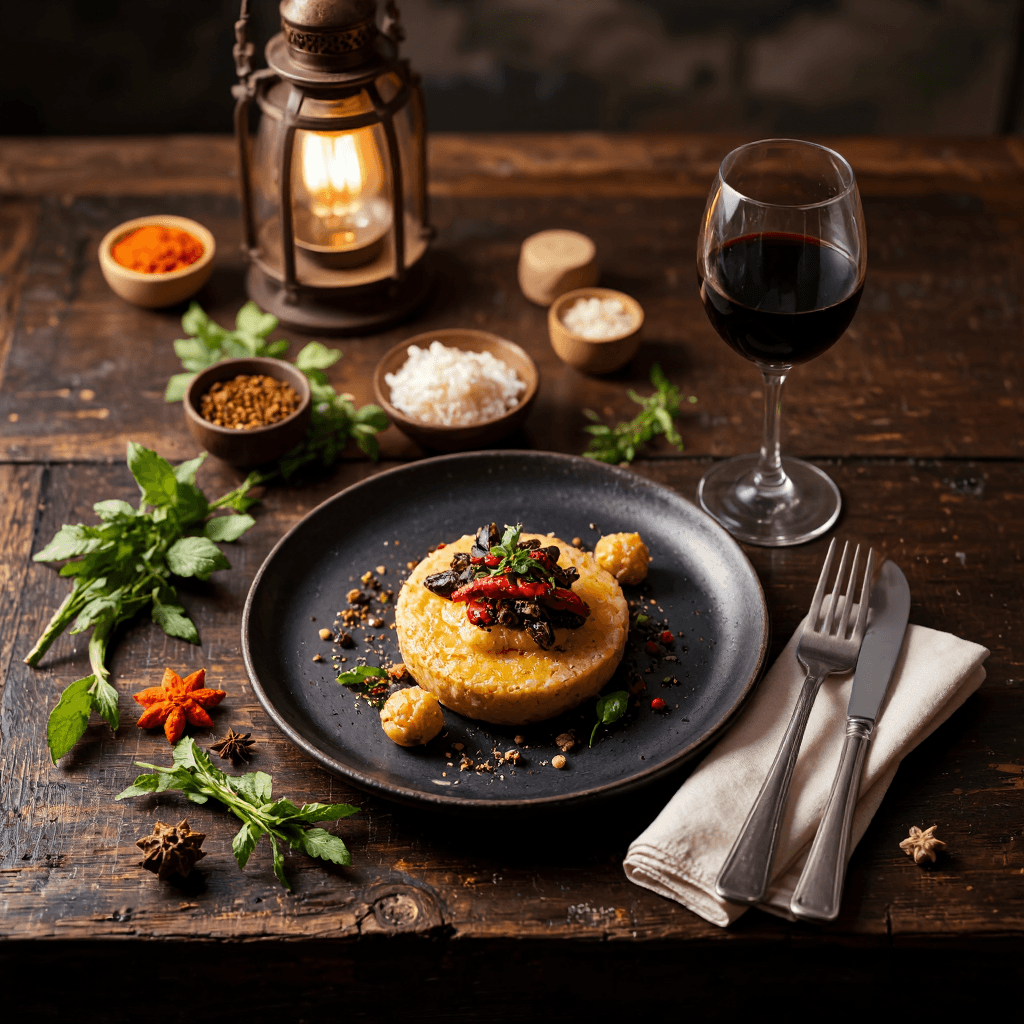 product photography of Gourmet Meal