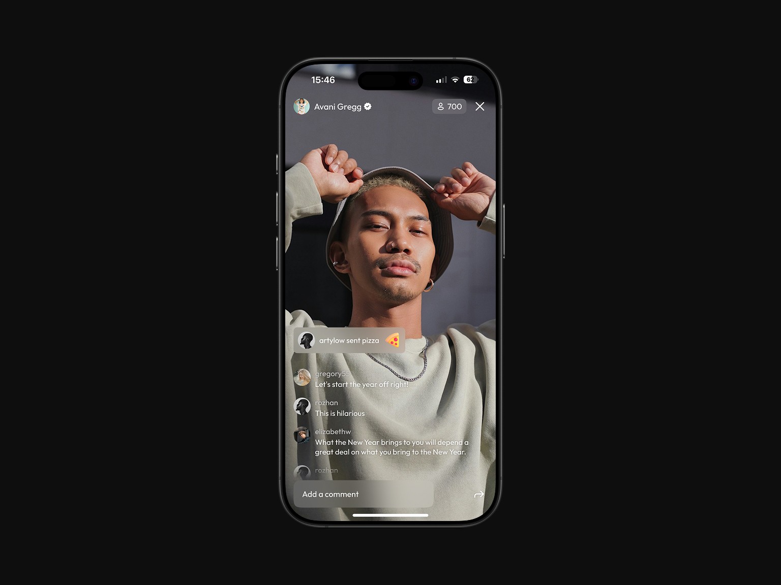 Picture of a template with Triller