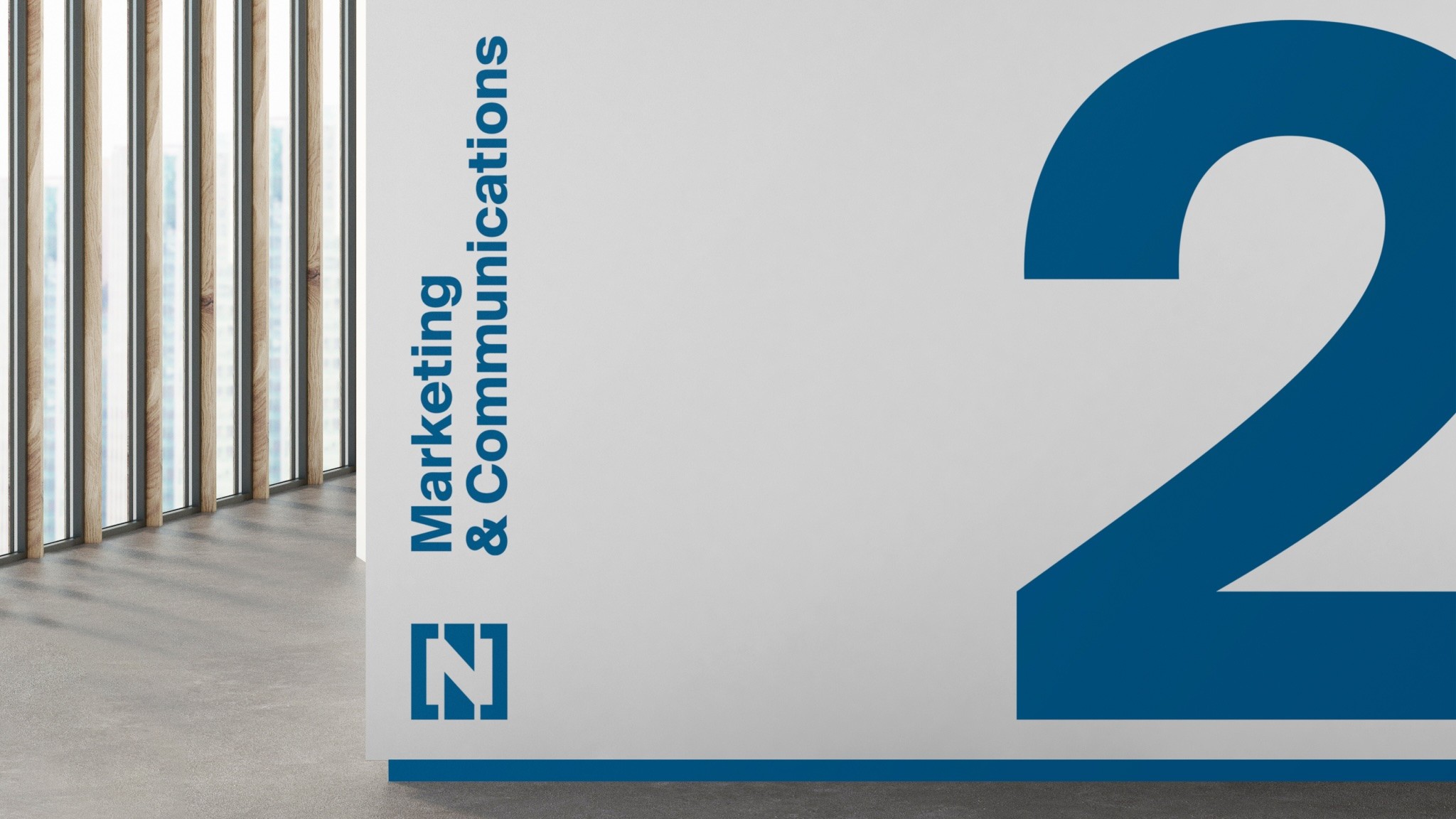 The National News Branding Wayfinding Signage