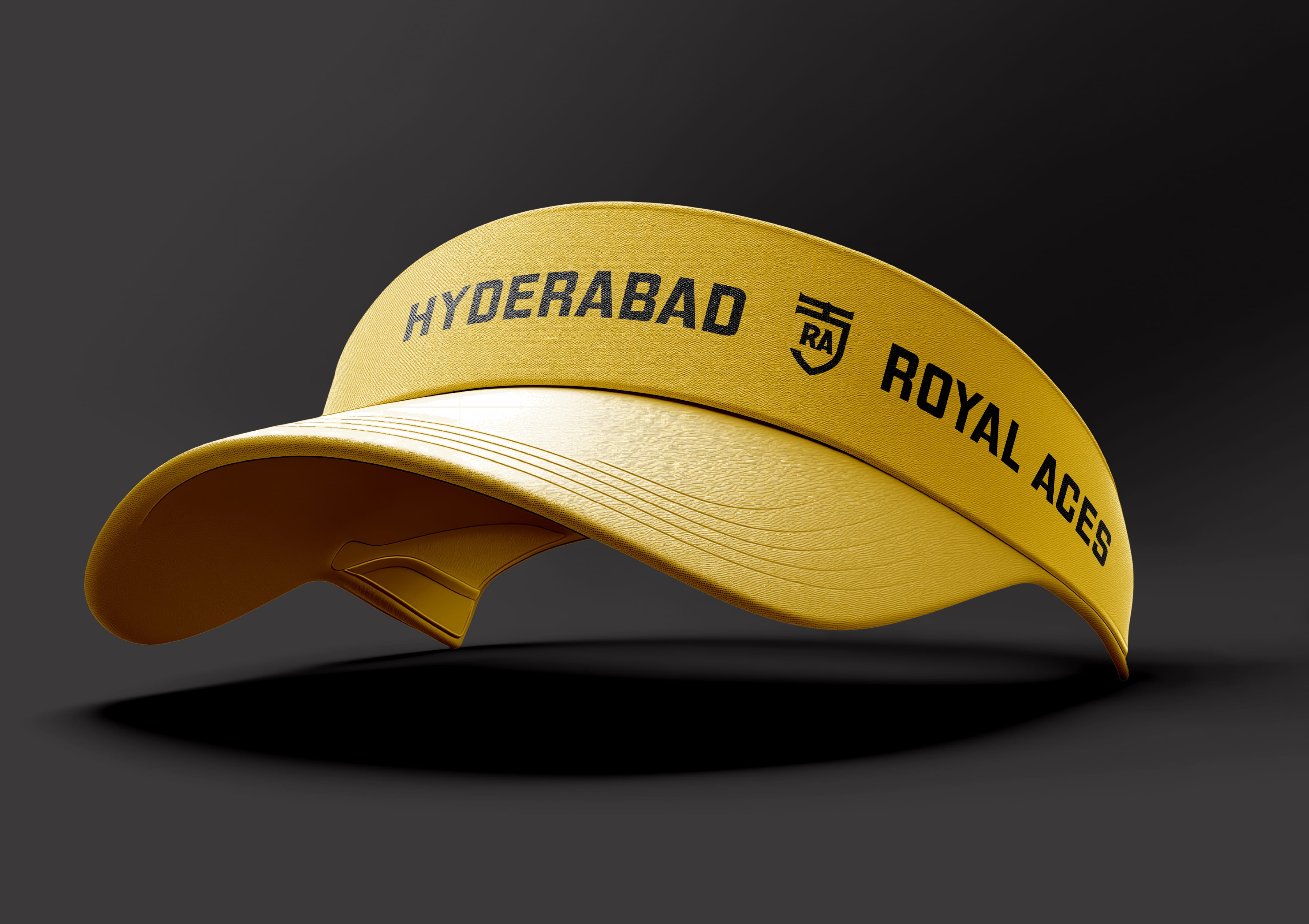Hyderabad Royal Aces Pickleball team logo by BMEG, combining regal sports imagery with real estate strength to represent Rajapushpa’s vision of healthy, active community living in India.