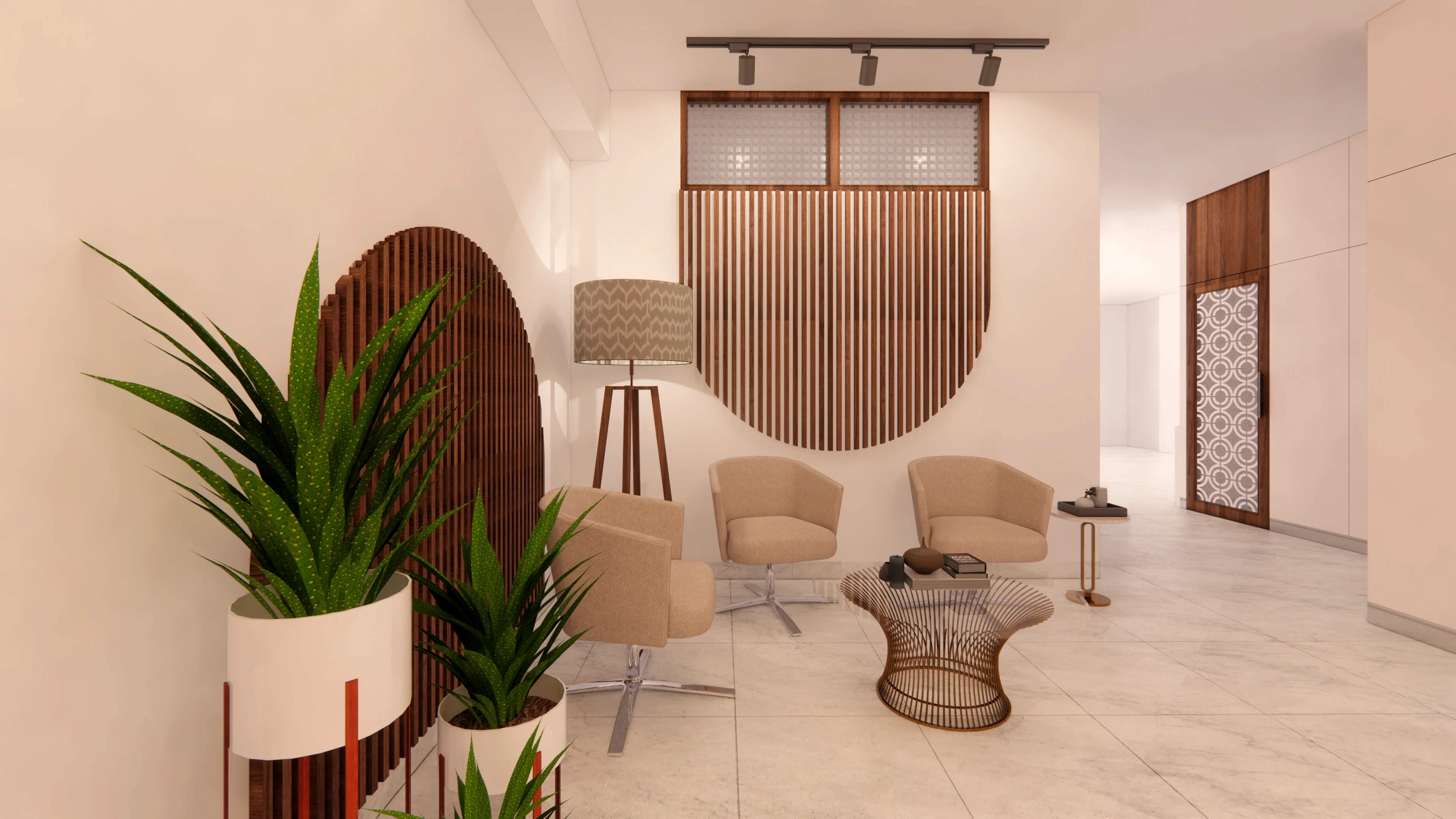 Project showcase image featuring a modern, refined interior.