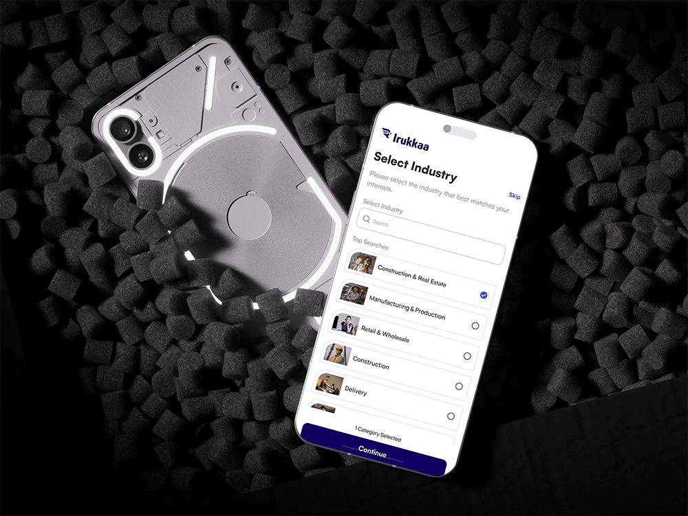 a cell phone on a ledge