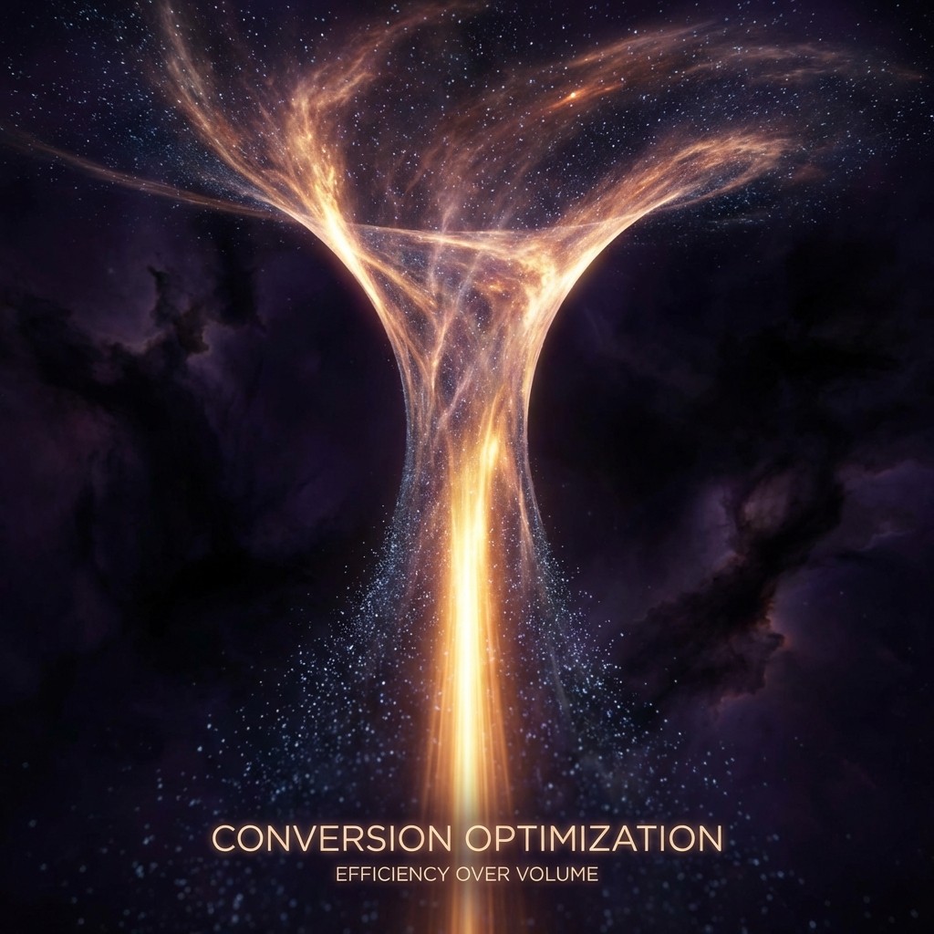 A tornado in space showcasing a funnels strength