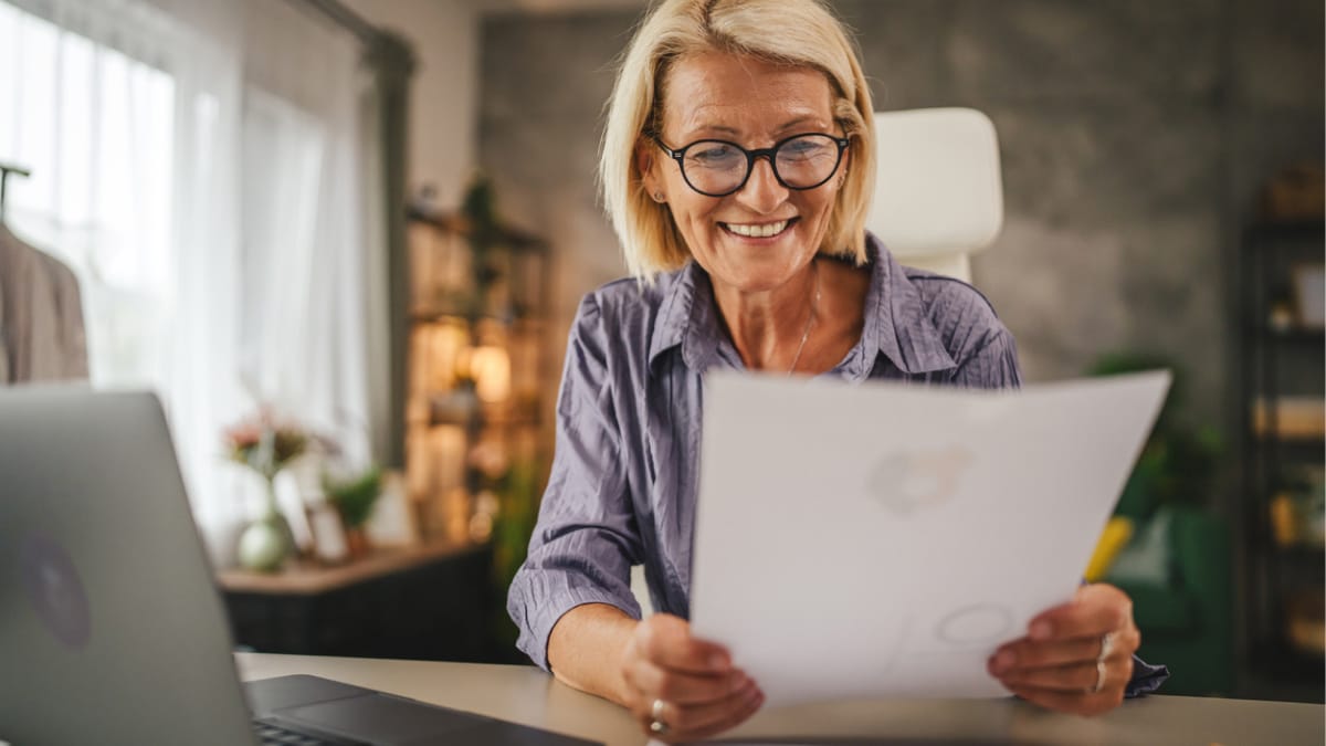 Bellevue, Washington resident itemizing her tax deductions