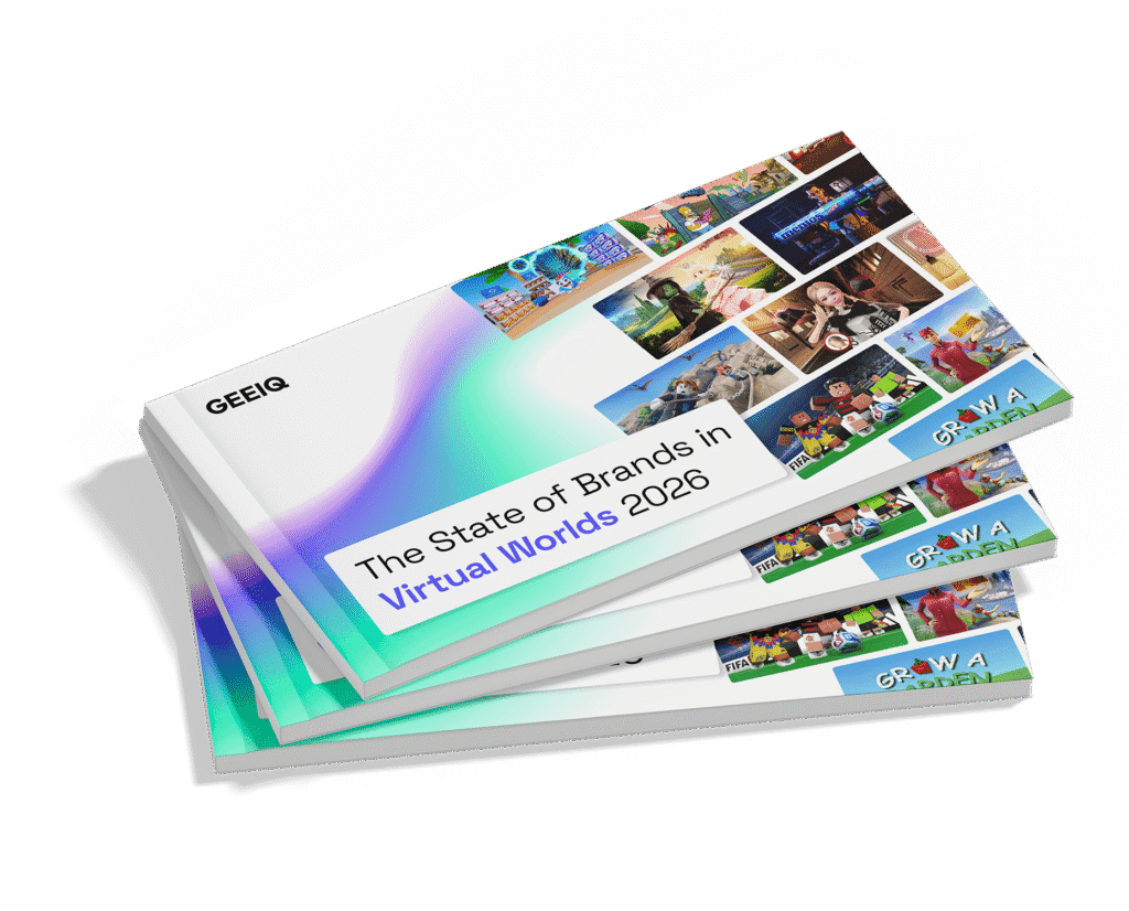 Billie Elish in neon outfit and a man in red and black Polo racing outfit