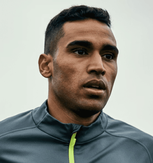 Close-up of a man looking forward