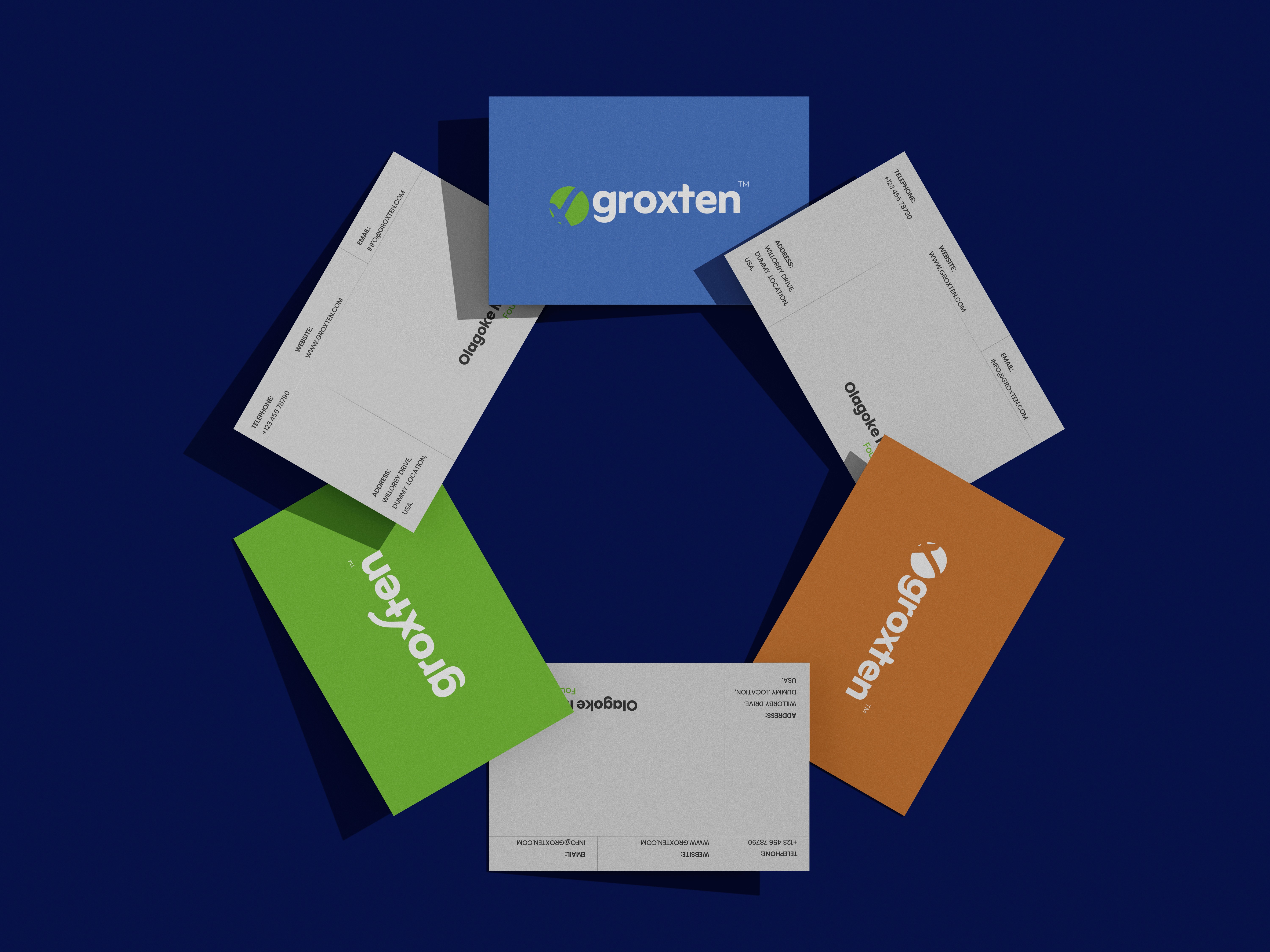 Groxten Business Card