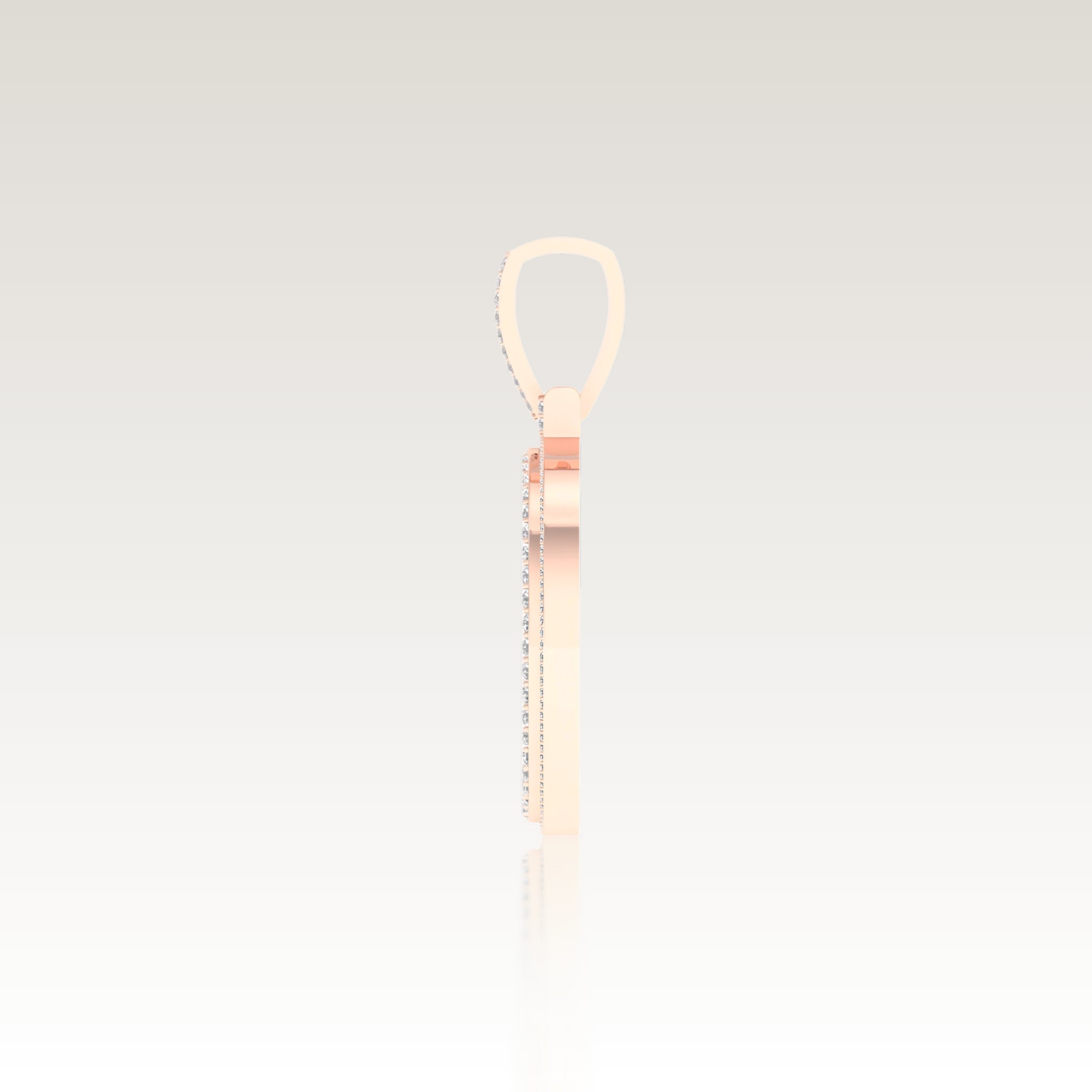 SAINT' Tennis Pave Pendant image 4