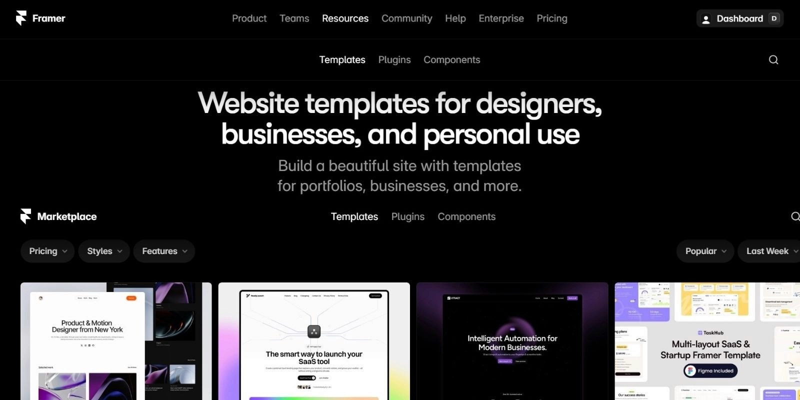 where to find a framer template