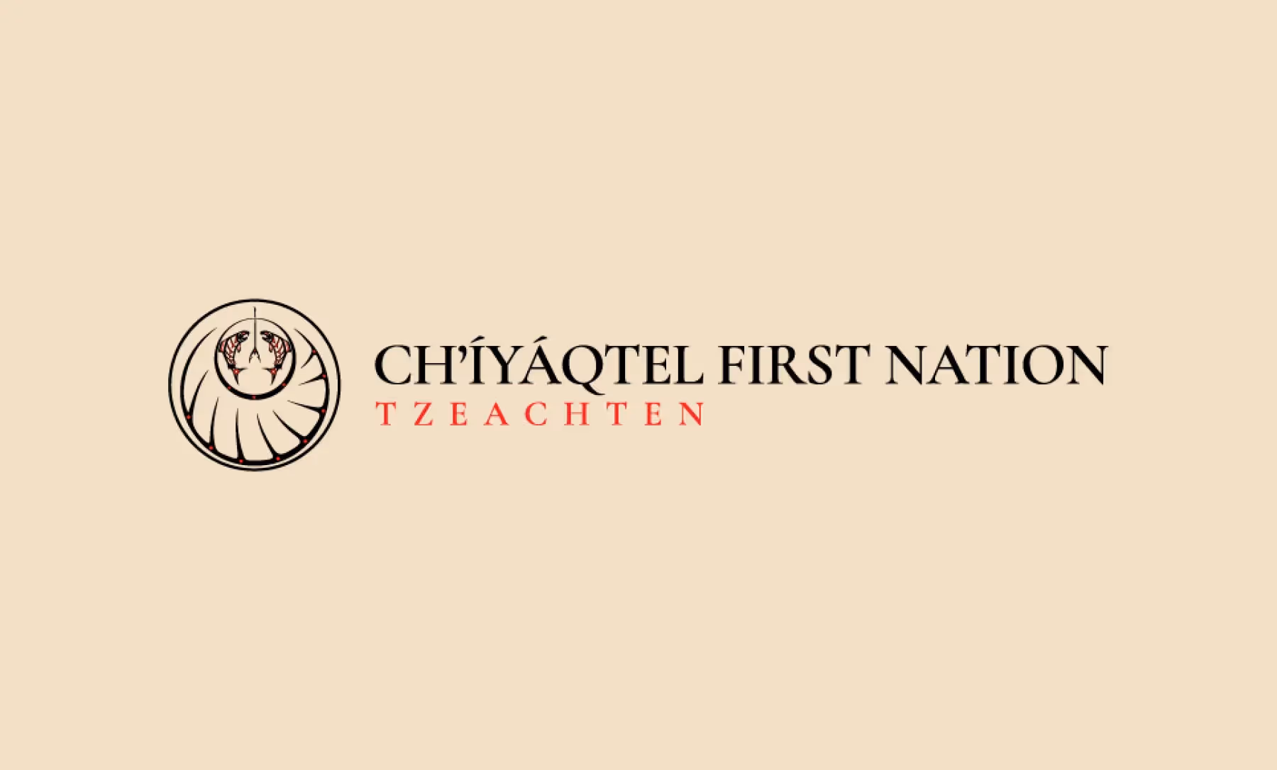 Ch’íyáqtel First Nation website section highlighting cHIYAOTEL tZEACHTEN