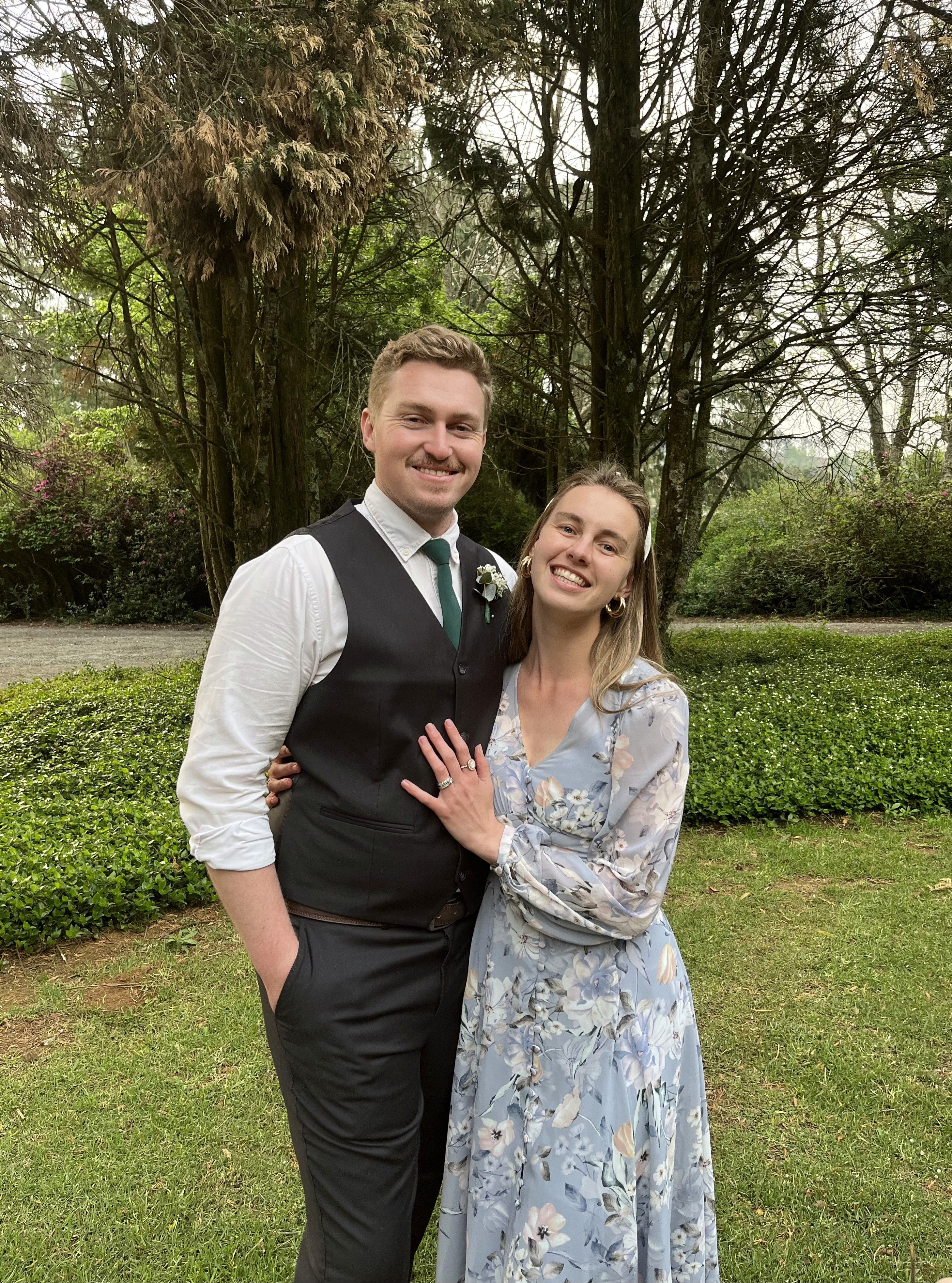 Portrait of portfolio creator – back view