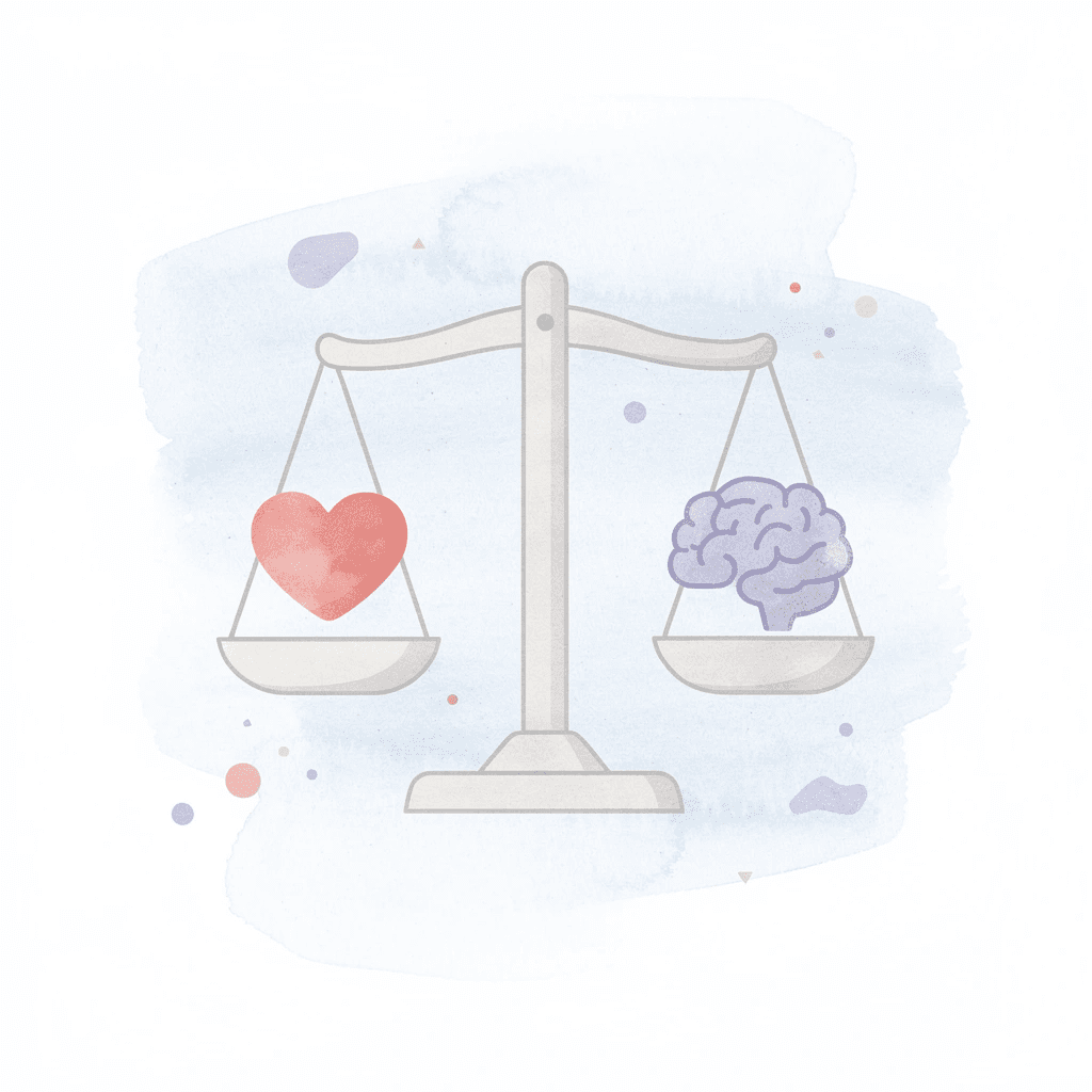 Balance scale showing the tension between cost and creativity - Creativity Training