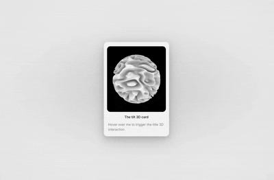 A light themed 3D title card