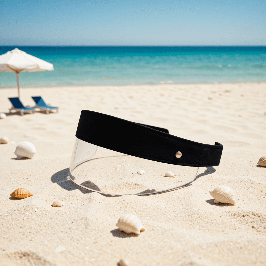 product photography of sun visor