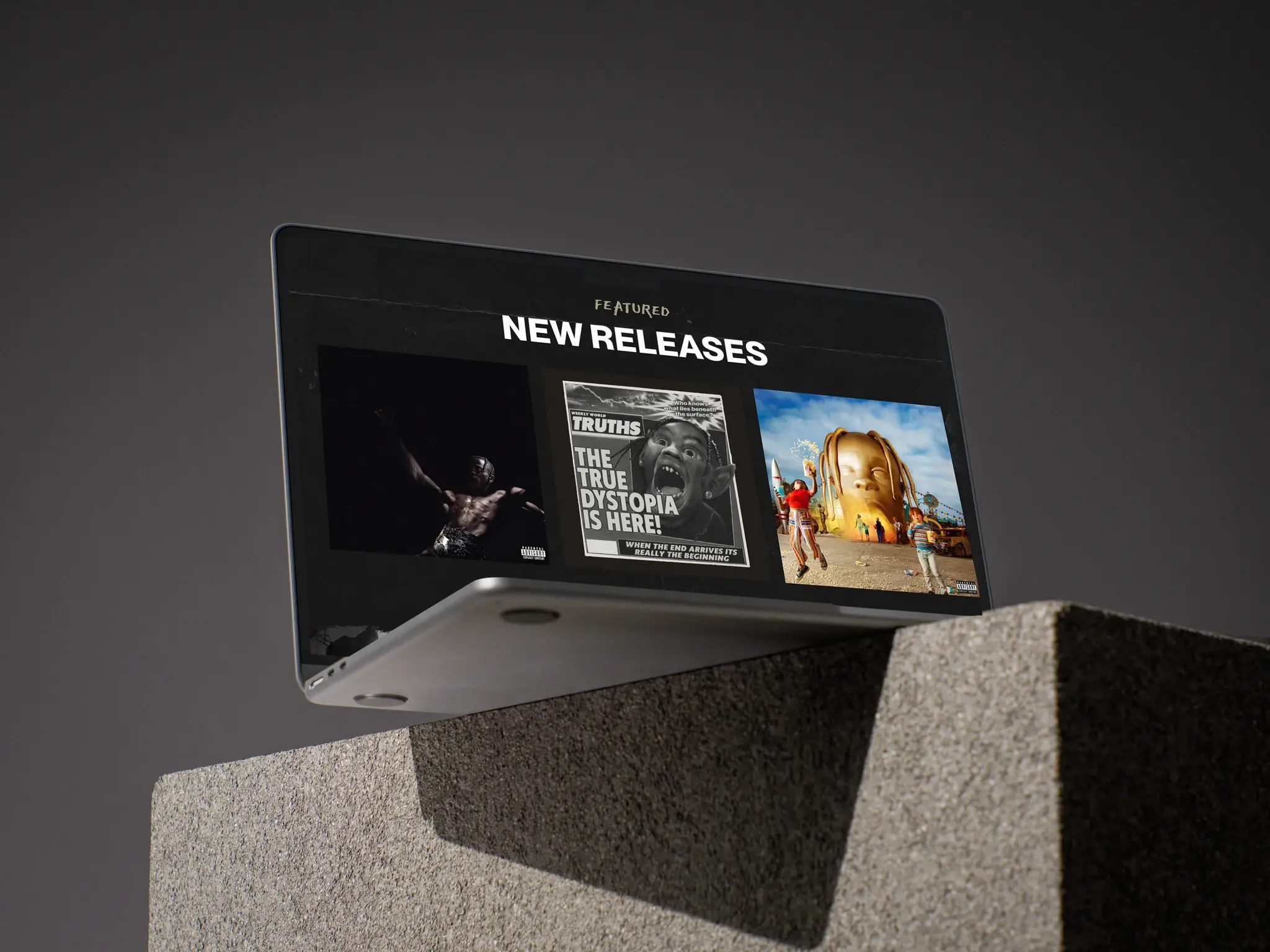 Travis Scott Discography Scroll