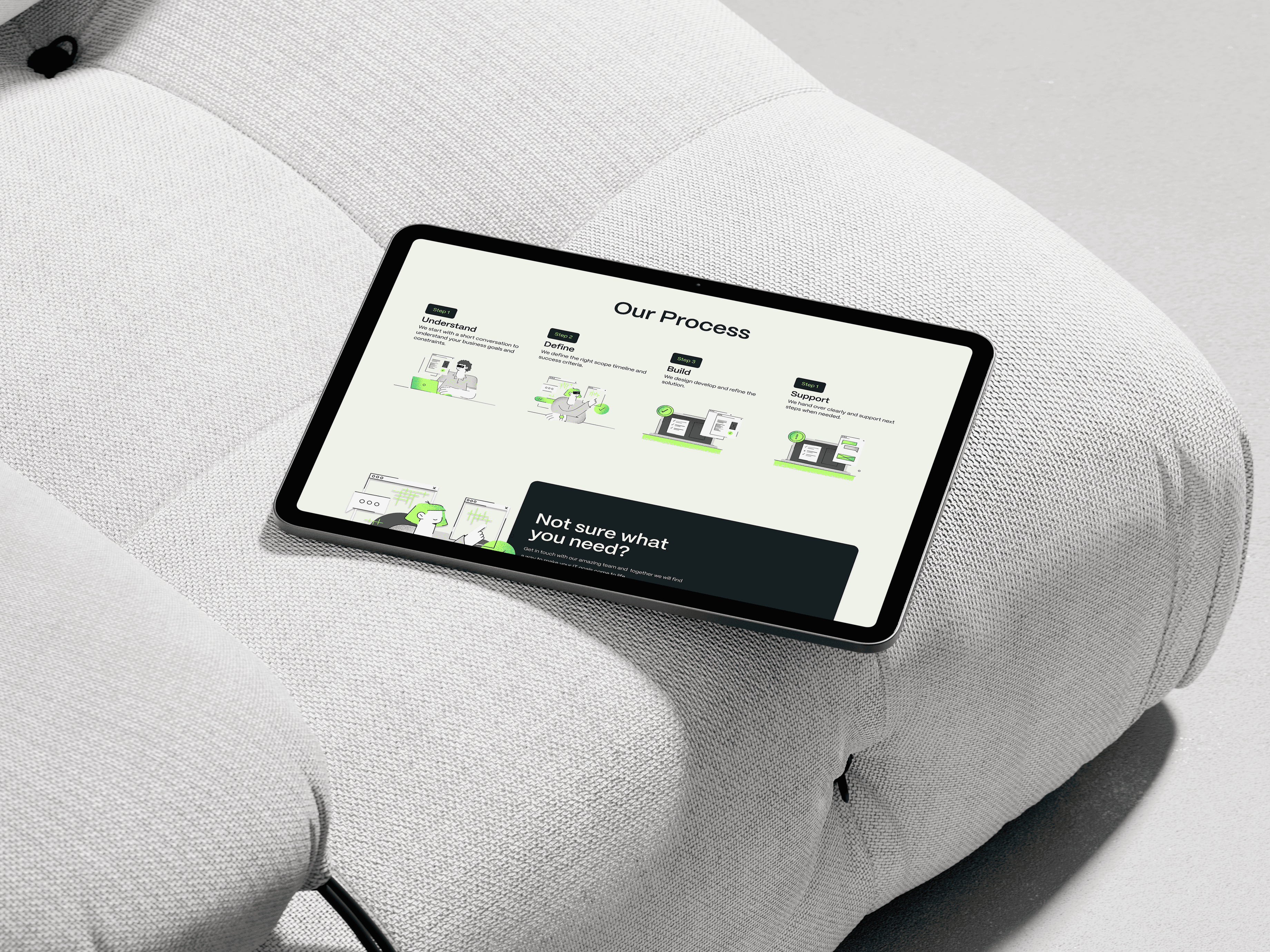Mobile mockup of the 12signs ‘Latest Articles’ page, featuring colorful illustrated thumbnails and article titles, designed by Lunatique Design