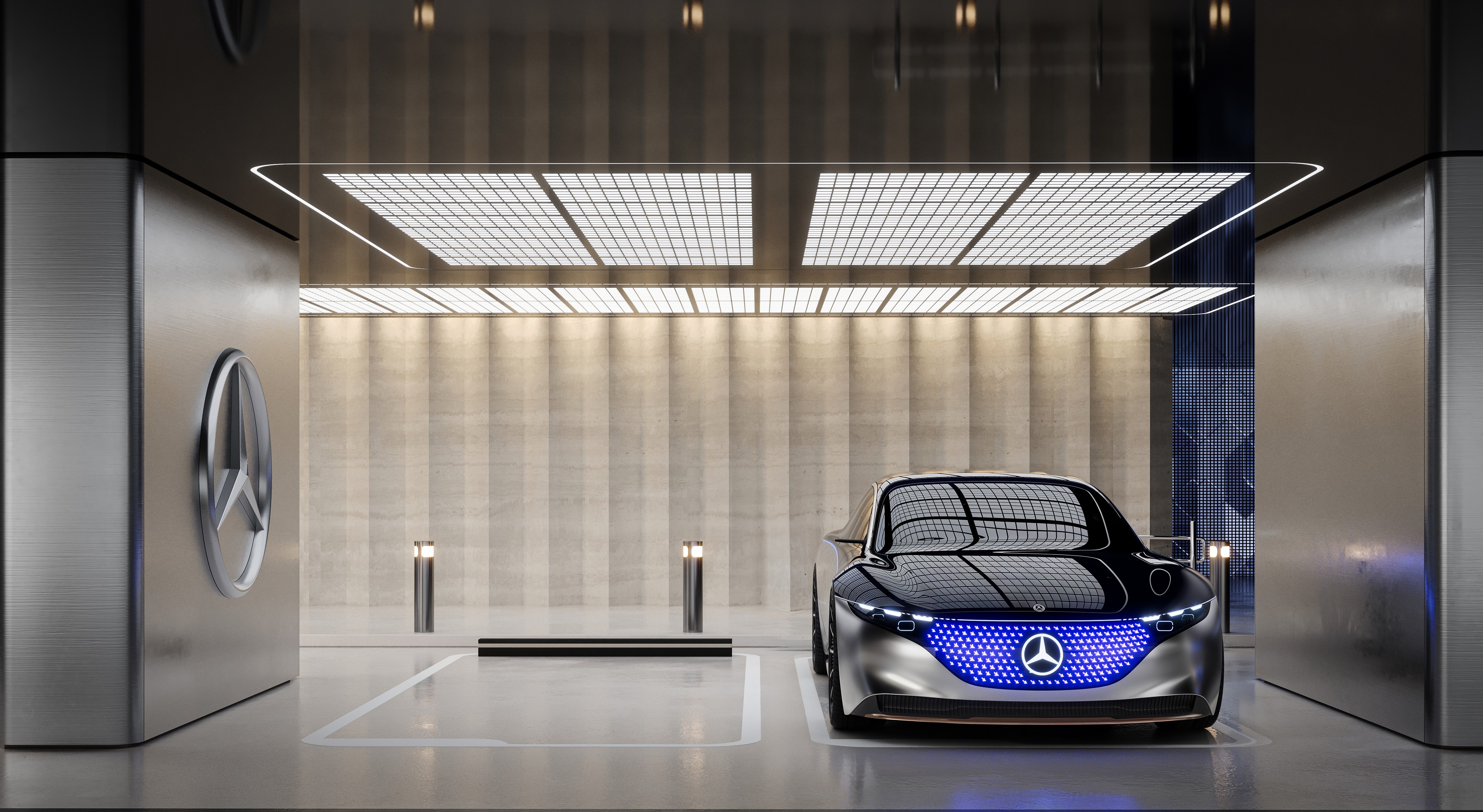 Mercedes Benz Binghatti city parking