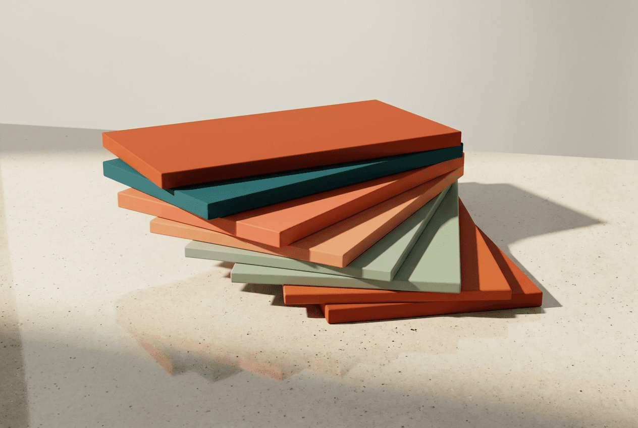 Renk paleti slabs — tutarlılık