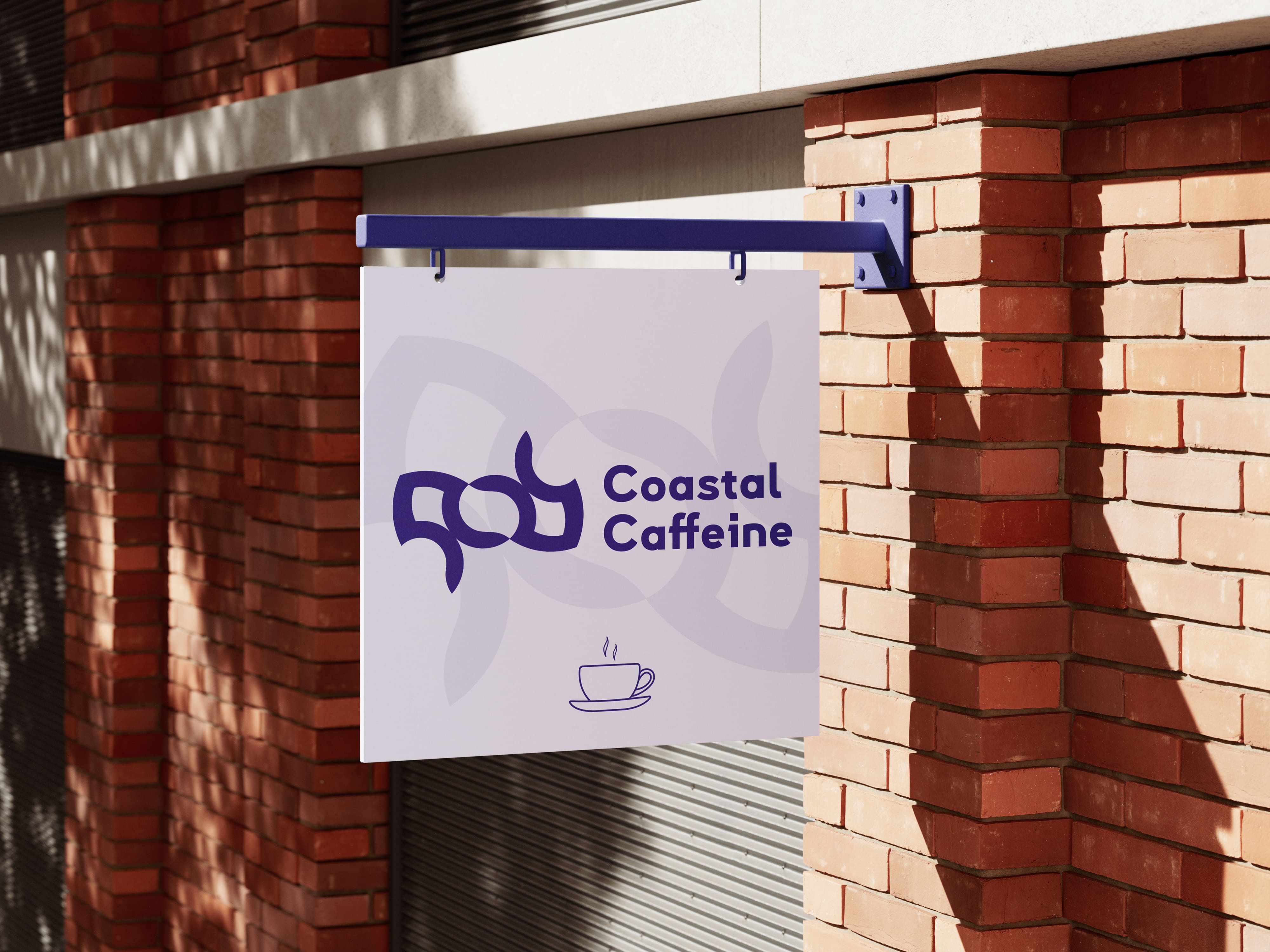 coastal caffeine sign bord