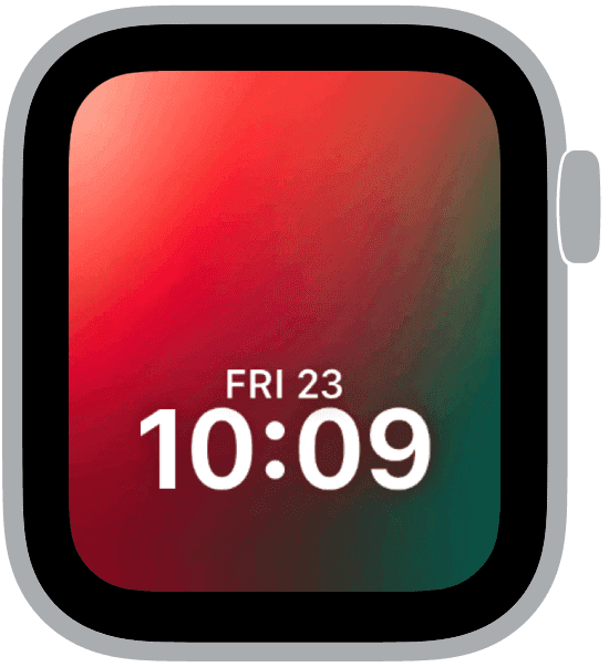 an apple watch face from the festive gradients collection
