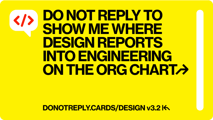 DO NOT REPLY TO SHOW ME WHERE DESIGN REPORTS INTO ENGINEERING ON THE ORG CHART↱