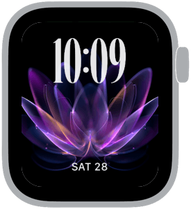 A selection from the Obsidian Bloom Apple Watch face collection