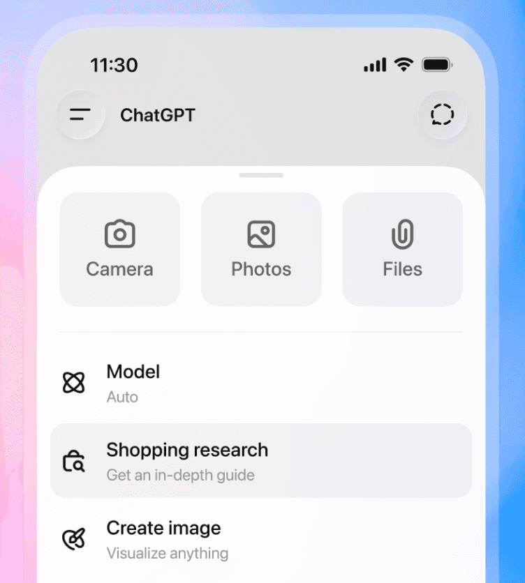 chatgpt shopping research