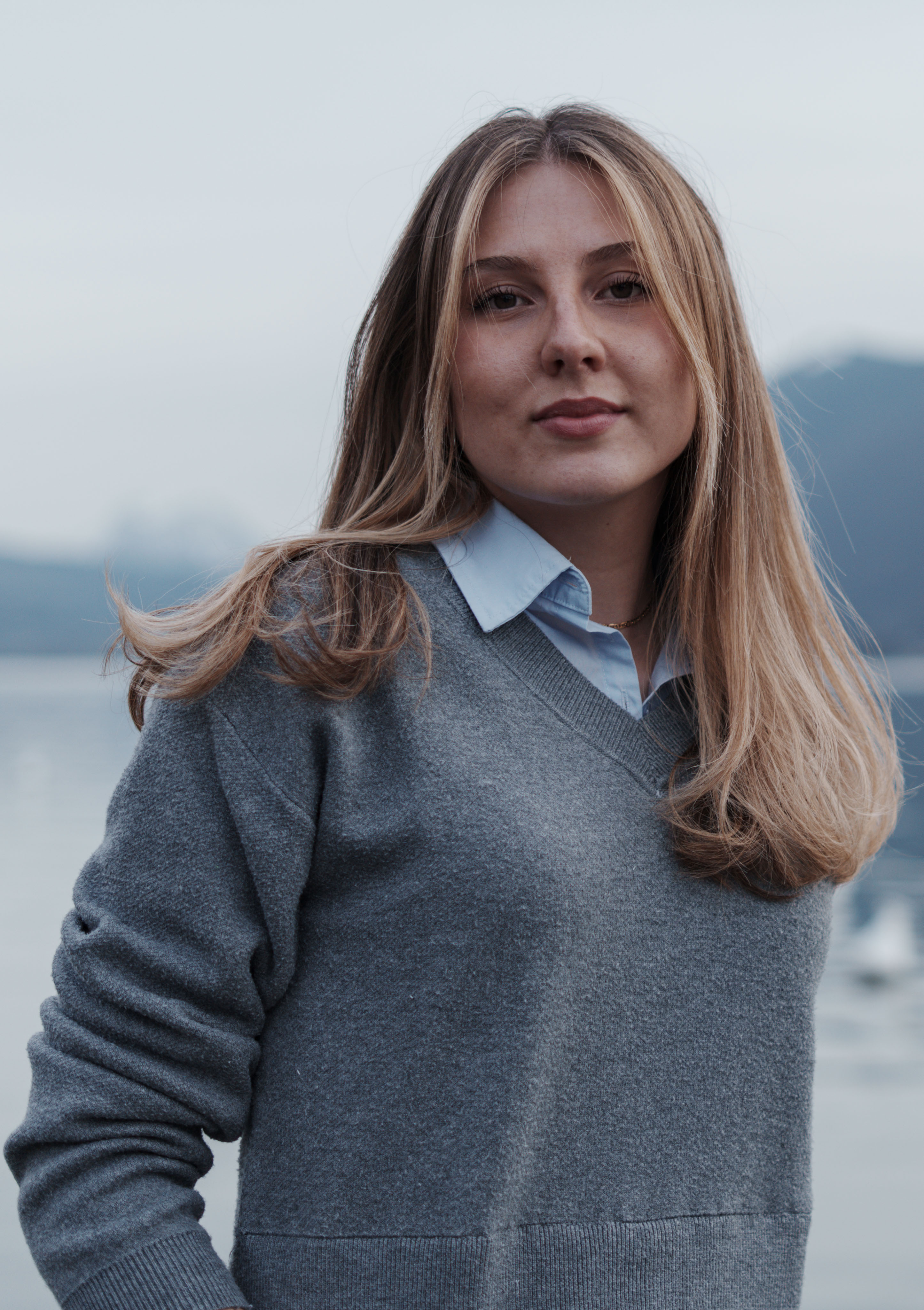 Photographie Portrait femme  bord du lac Annecy