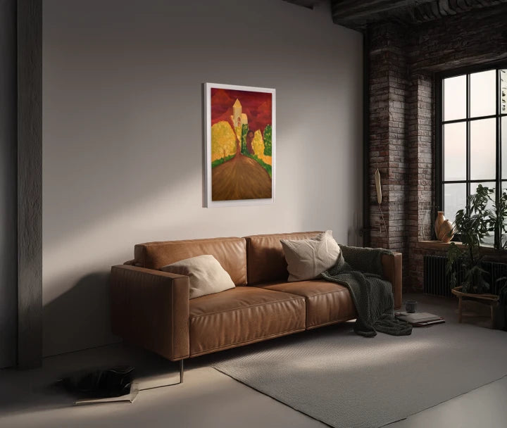 premium art poster and canvas prints, with originals available, from QART , of the artwork " The Horizon "