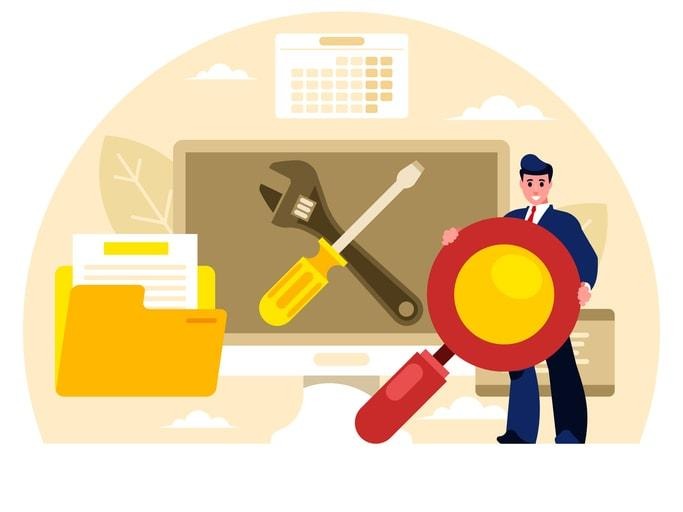 A collection of tools used for Continuous Integration (CI) in software development.