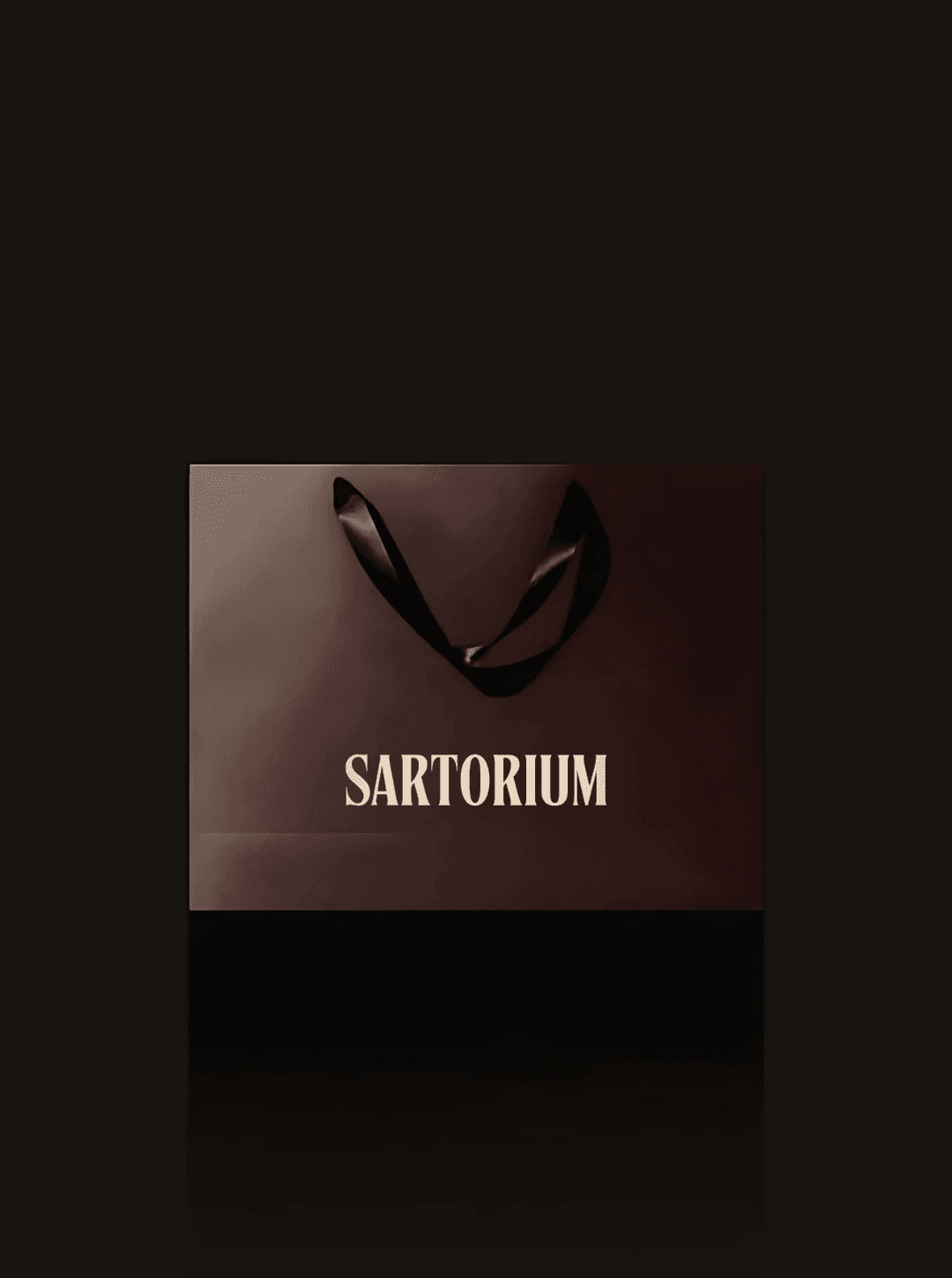 Shopping bag mockup for clothing brand