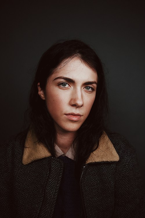 Close portrait with textured styling