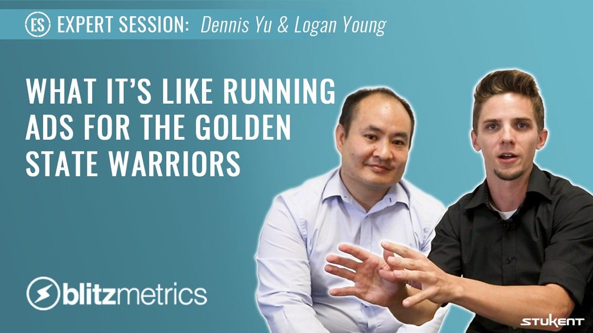 WHAT IT'S LIKE RUNNING ADS FOR THE GOLDEN STATE WARRIORS