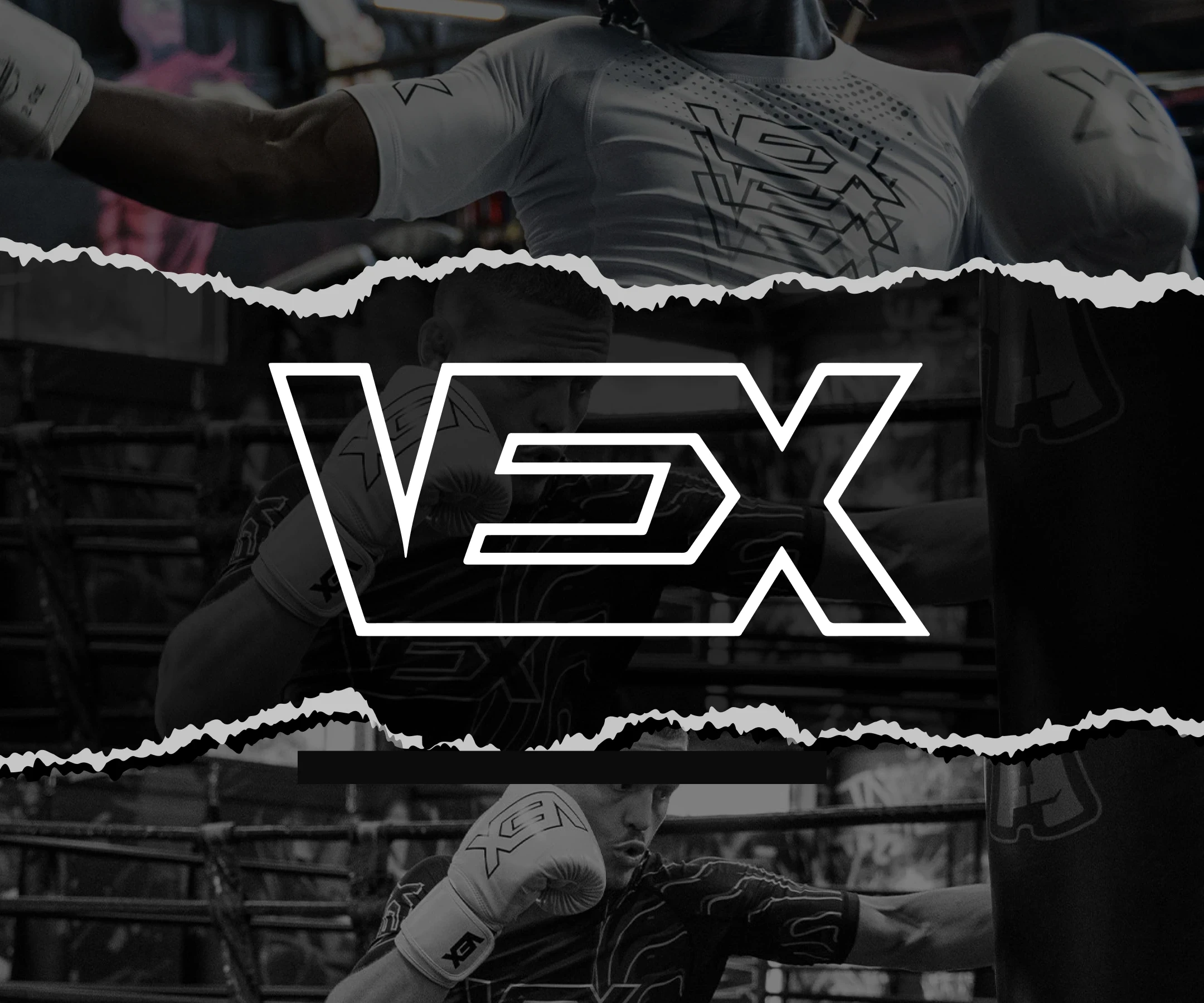 VEX MMA apparel brand website design cover