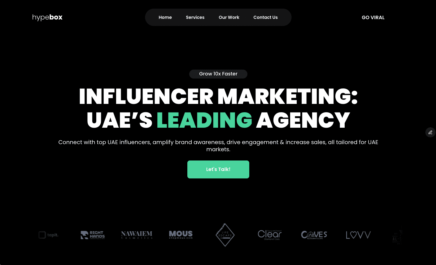 top influencer agency in uae website