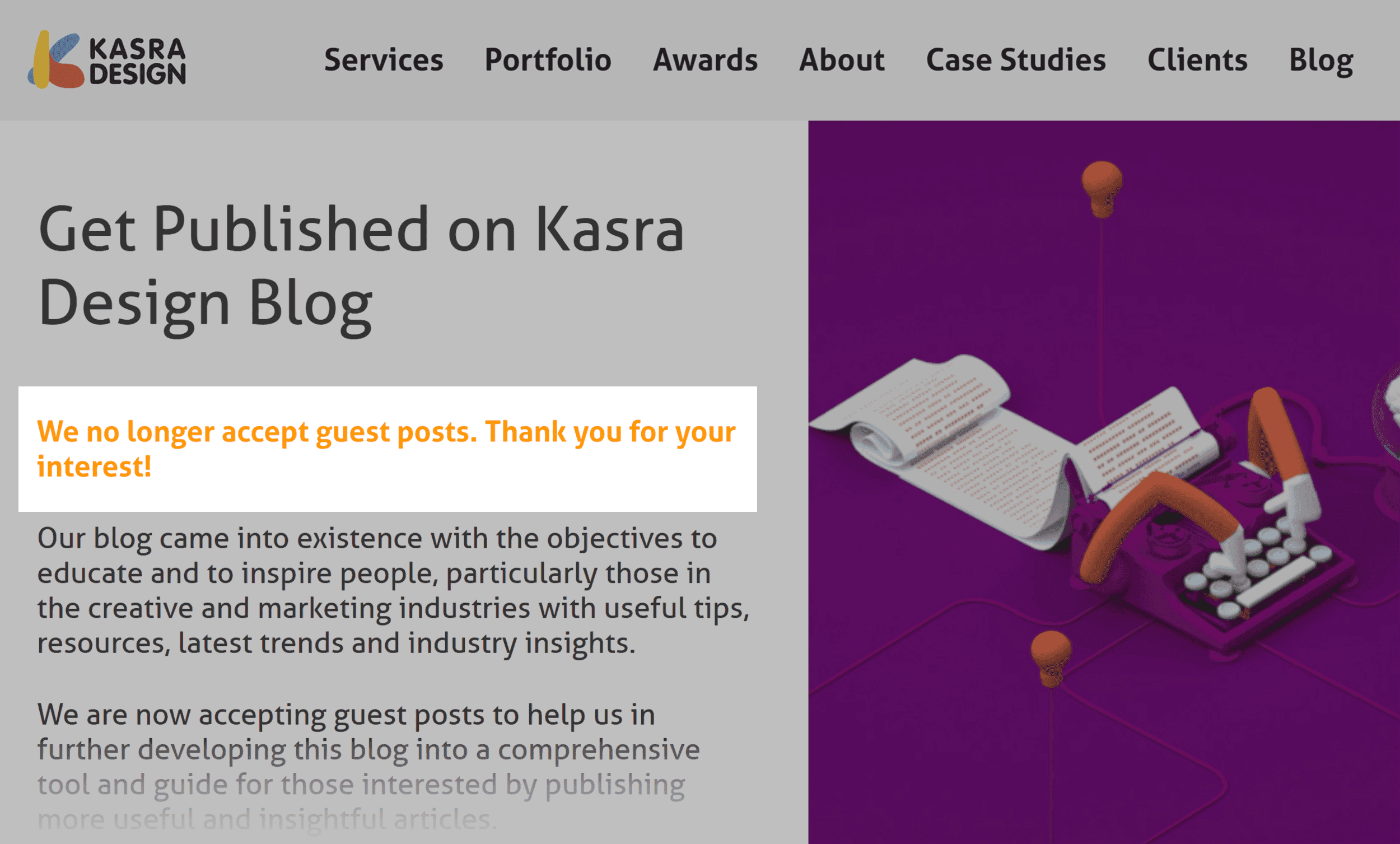 Kasra Design – Guest post submission