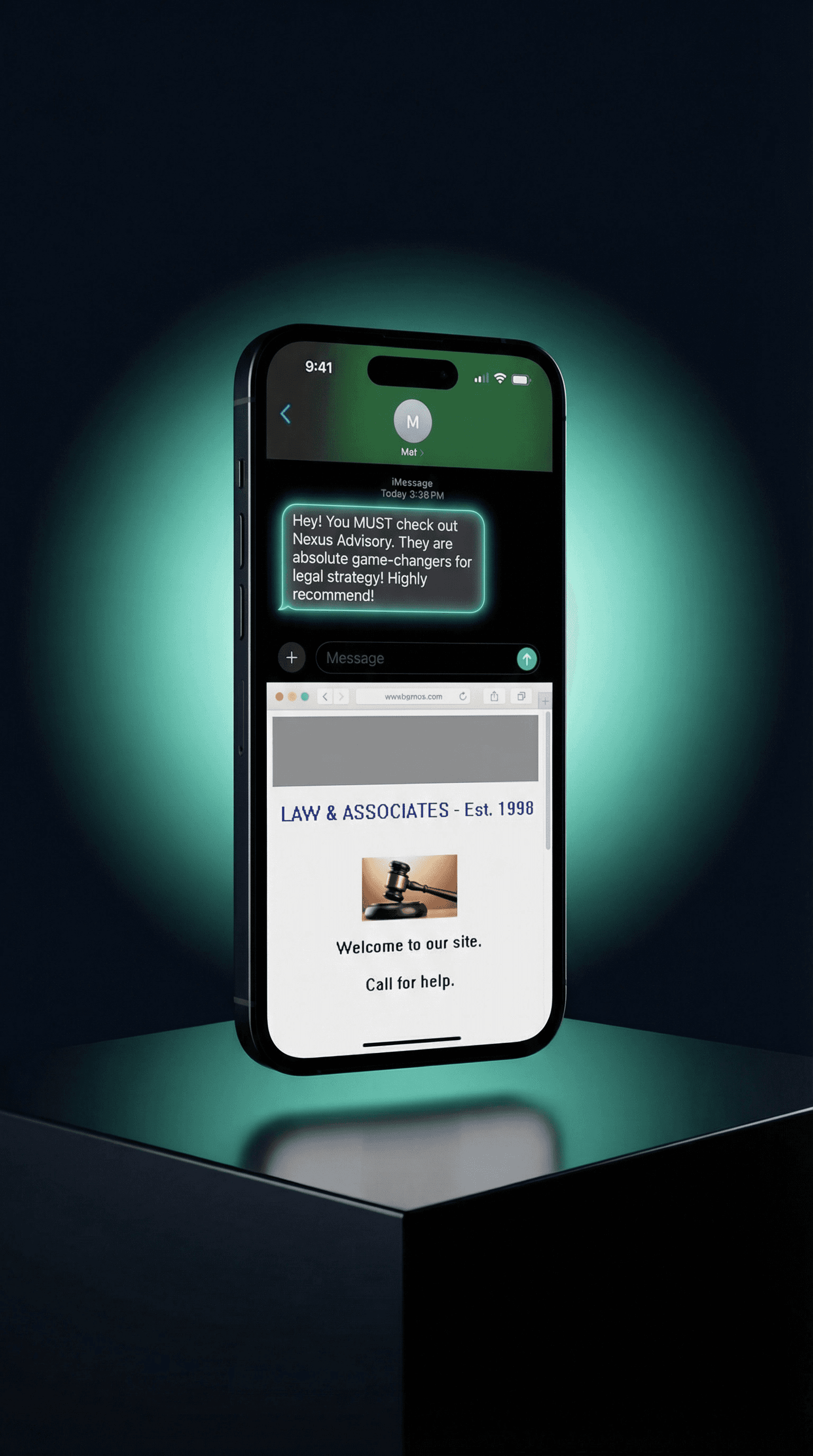 Portrait of a person in dark clothing speaking on a phone