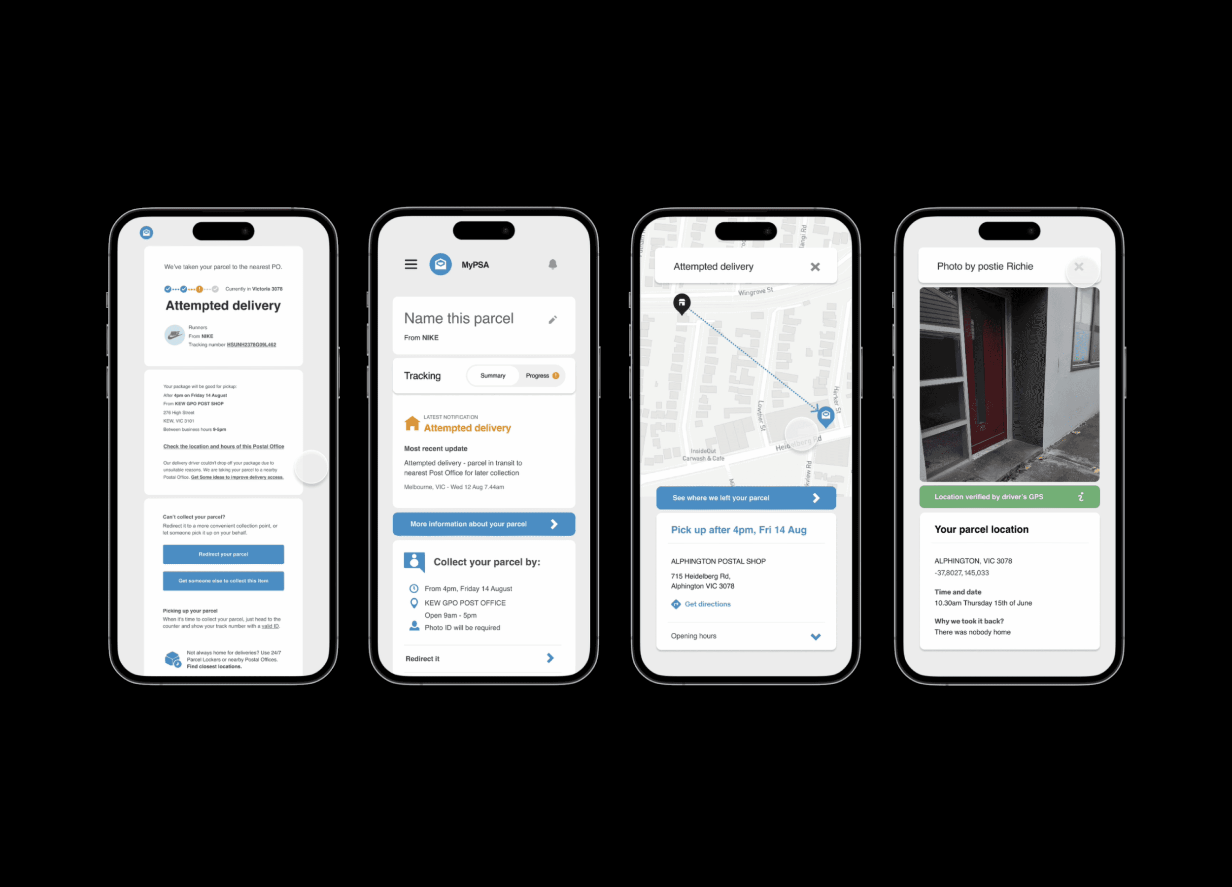 App Screen with open sidebar