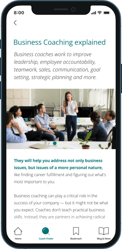 HiFi Prototyp Coachfinder MockUp iPhone