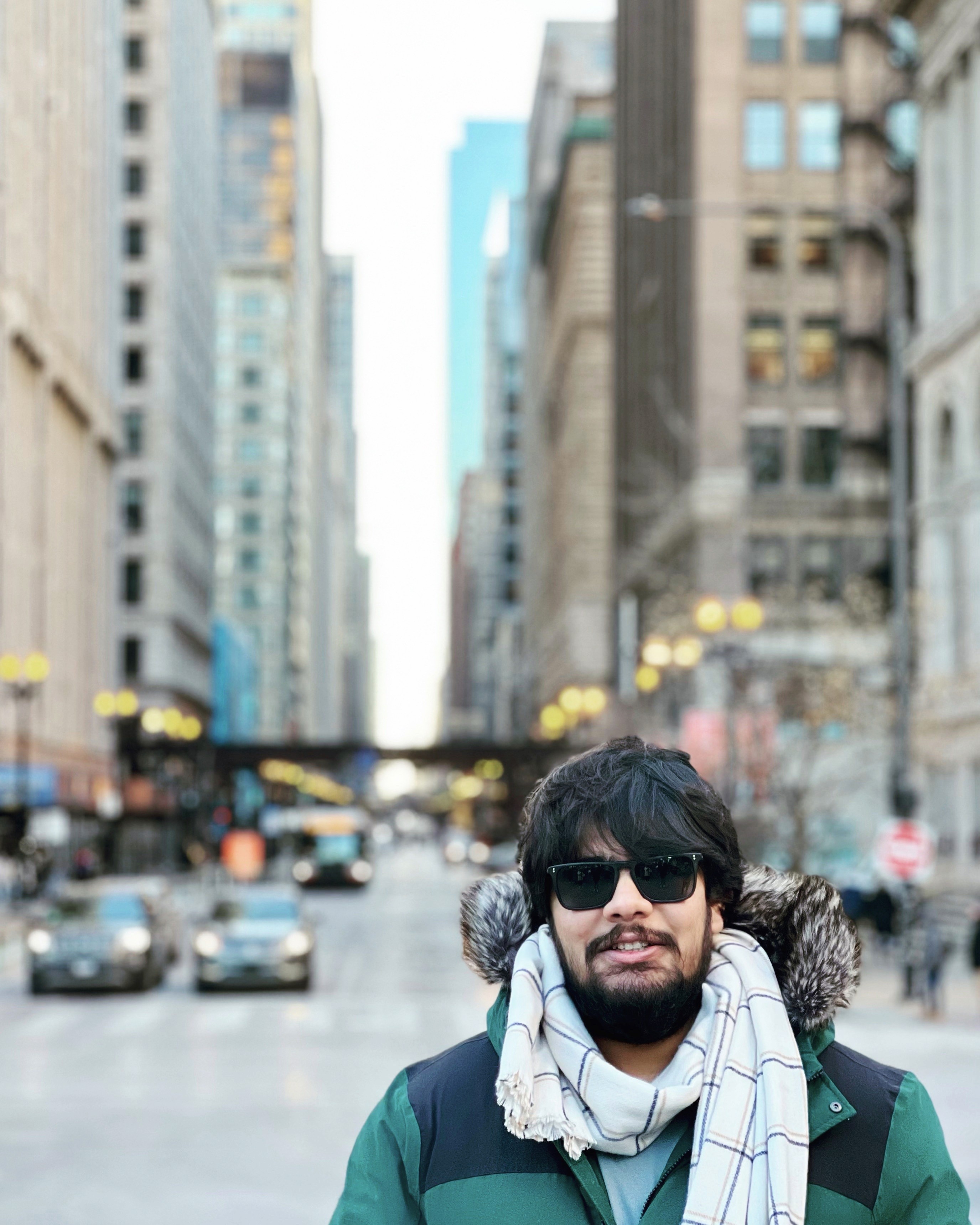 Michael Carter profile with a dynamic light