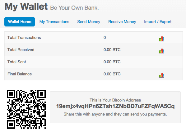 BTC wallet address