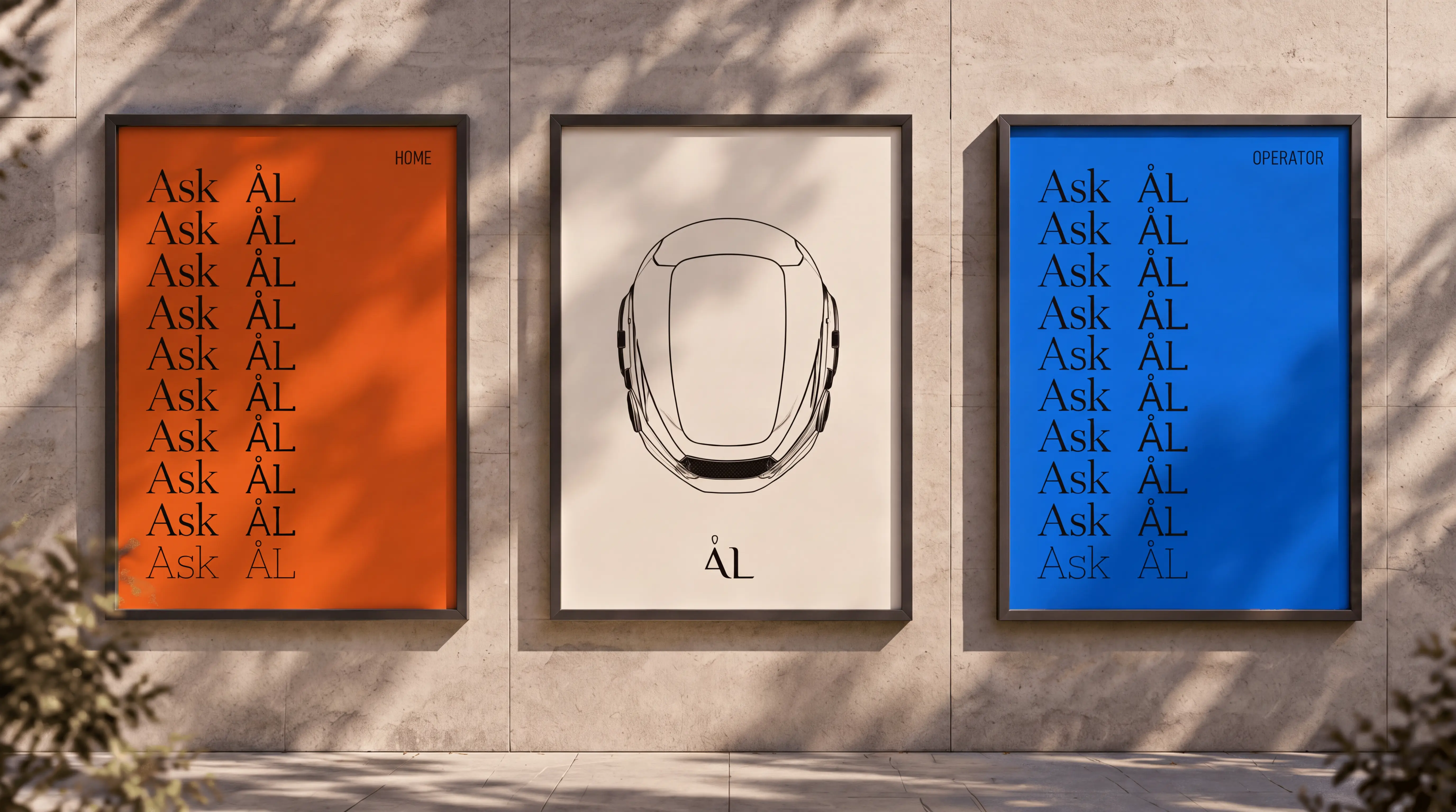 ÅL — poster series Home, brand, Operator