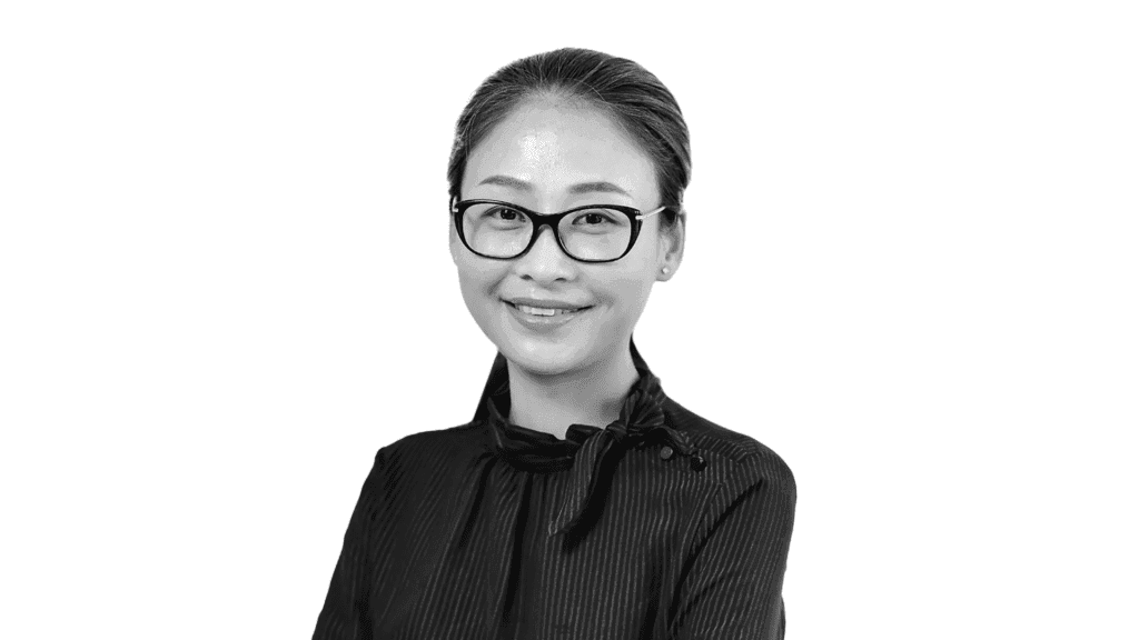 woman in gray jacket