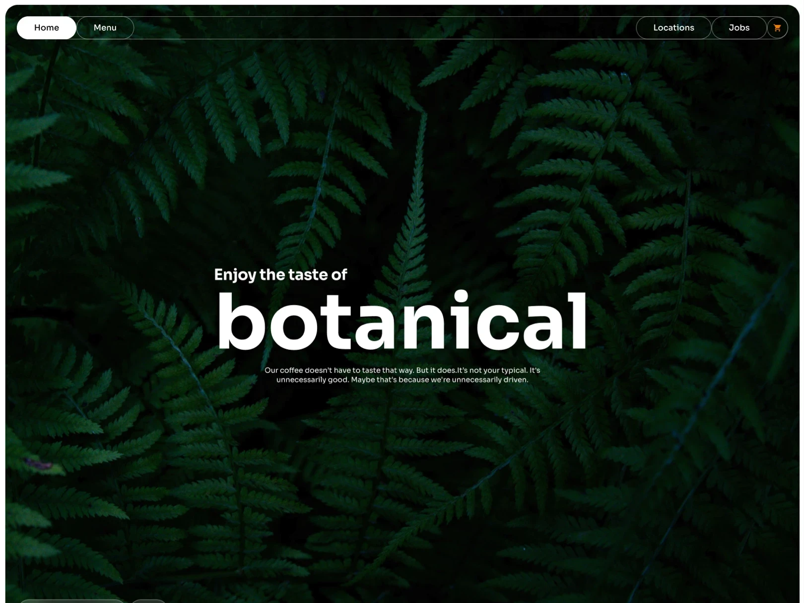 Botanical Framer website template