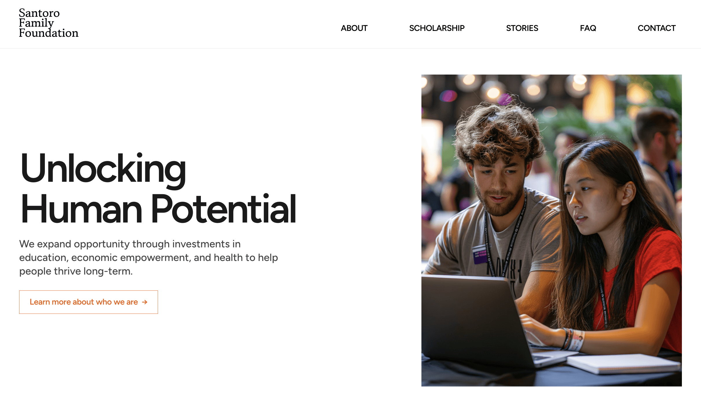 Santoro Family Foundation Website