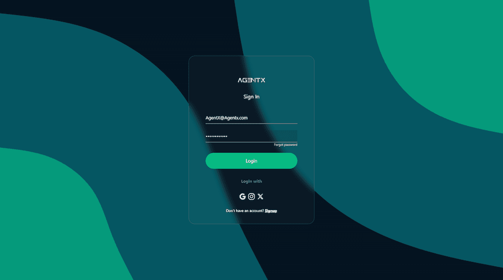 AgentX Login