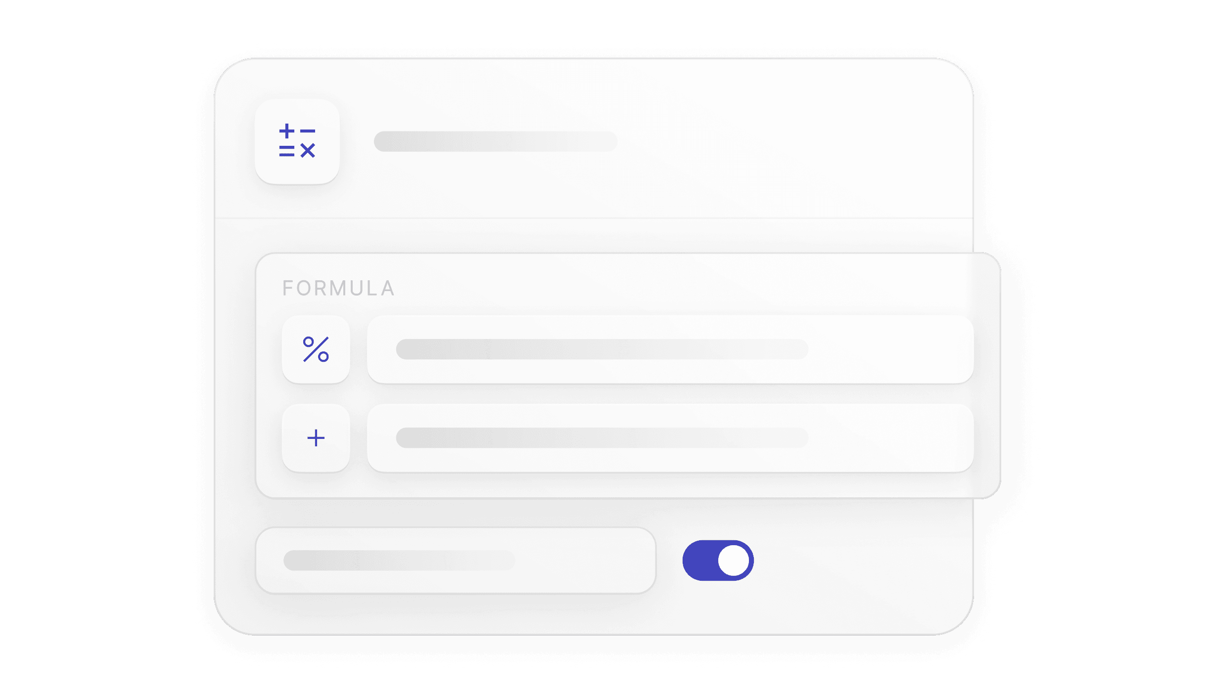 A render showing how Planhat data can be transformed with a simple modular formula.