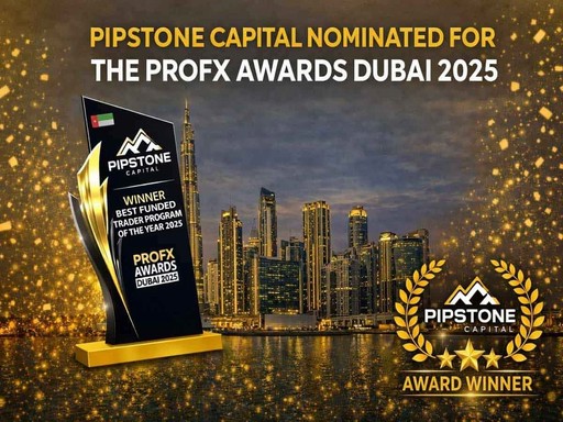 Pipstone Capital Wins “Best Funded Trader Program of the Year 2025” at the ProFX Awards